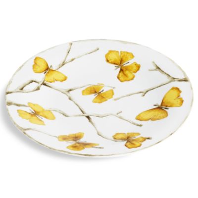 Butterfly Ginkgo Gold Salad Plate