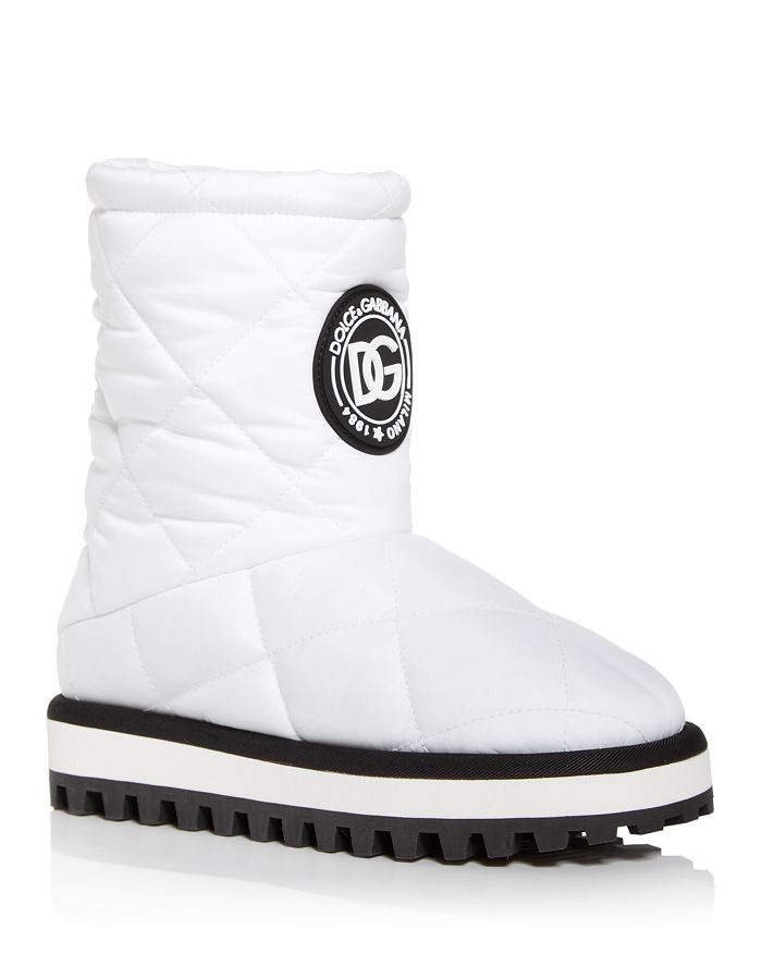 Dolce & Gabbana Women's Quilted Cold Weather Boots | Bloomingdale's