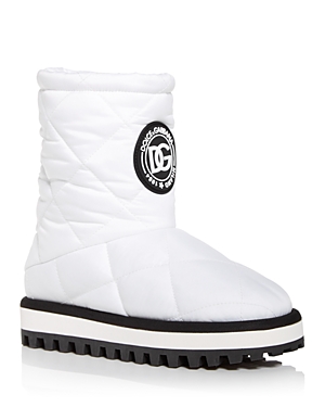 Dolce & Gabbana Women's Quilted Cold Weather Boots