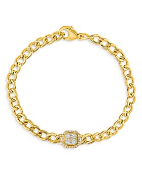 Bloomingdale's - Diamond Link Bracelet in 14K Yellow Gold, 0.40 ct. t.w. - 100% Exclusive