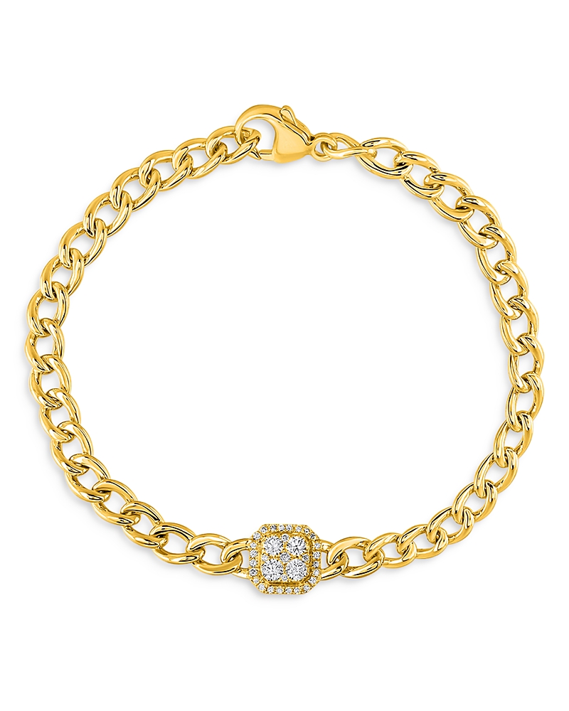Bloomingdale's Fine Collection Diamond Link Bracelet in 14K Yellow Gold, 0.40 tcw
