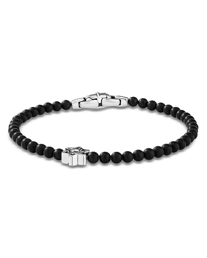 David Yurman Spiritual Beads Star of David Bracelet with Black Onyx ...
