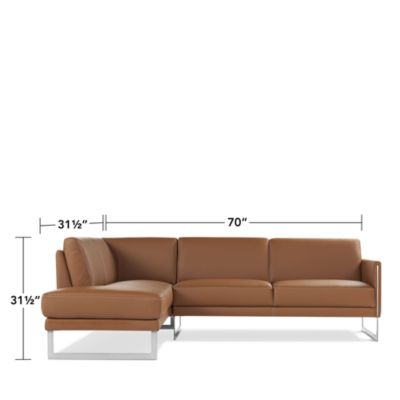 Coco 2-Piece Leather Sectional - Exclusive
