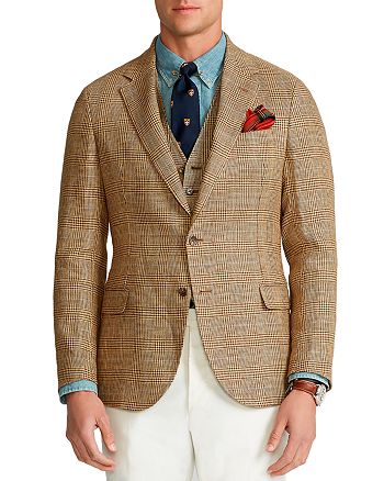 Polo Ralph Lauren Glen Plaid Linen Suit Jacket | Bloomingdale's
