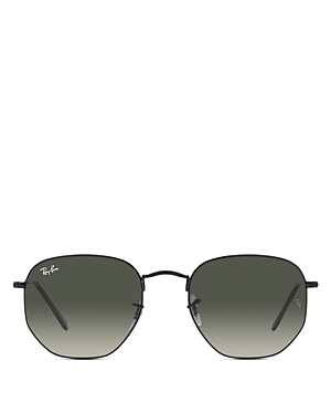 Ray Ban Ray-ban Unisex Irregular Sunglasses, 54mm In Black/gray