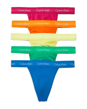 Calvin Klein The Pride Edit Thongs, Set of 5 | Bloomingdale's