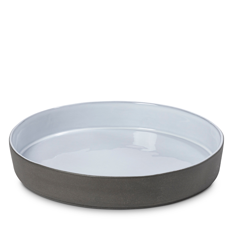 Costa Nova Lagoa Eco Gris Soup/pasta Bowl In White