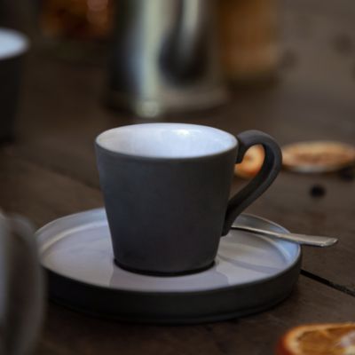 Lagoa Eco Gris Espresso Cup & Saucer