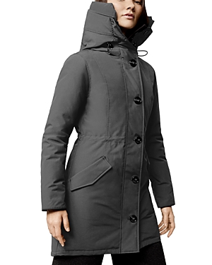 Canada Goose Rossclair Water Resistant 625 Fill Power Down Parka In Black