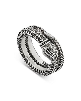 Gucci - Garden Sterling Silver Snake Ring
