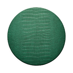 Shop Kim Seybert Croco Placemat In Emerald