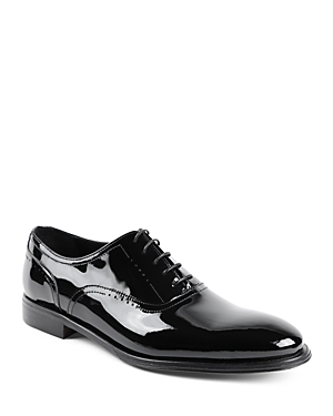 Shop Bruno Magli Men's Arno Sera Lace Up Oxford Dress Shoes In Black Pate