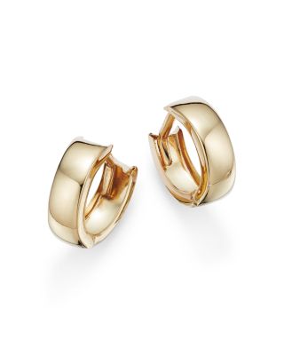 Bloomingdale's Fine Collection - Huggie Hoop Earrings in 14K Yellow Gold - Exclusive