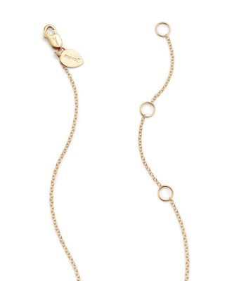 14K White and Yellow Gold Diamond Moon and Star Pendant Necklace, 16"