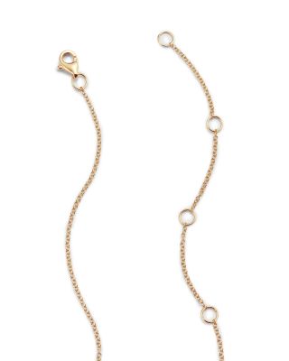 14K Yellow Gold Turquoise &amp; Diamond Eye Pendant Necklace, 18&amp;quot; - Exclusive