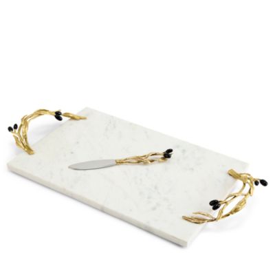 Olive Branch Cheese Board with Knife