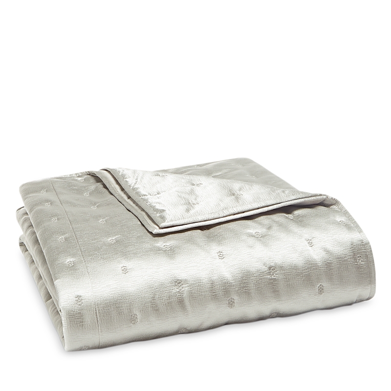 Hudson Park Collection Nouveau Coverlet, Queen - Exclusive In Silver