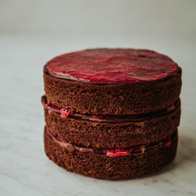 Sweet Laurel - Chocolate Raspberry Layer Cake, Whole