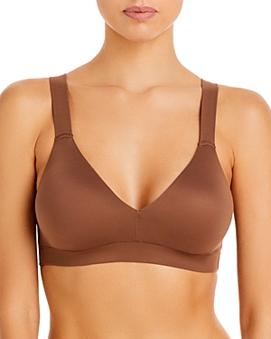 Spanx Bra-llelujah! Womens Lightly Lined Wireless Bralette In Chestnut Brown