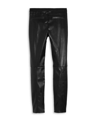 Girls' Faux Leather Leggings - Big Kid