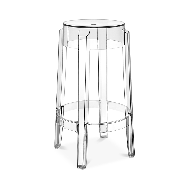 Kartell Charles Ghost Chair, Set Of 2 In Crystal
