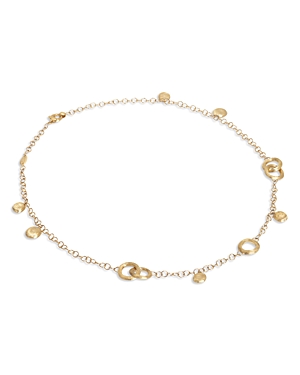 Shop Marco Bicego 18k Yellow Gold Jaipur Charm Statement Necklace, 18