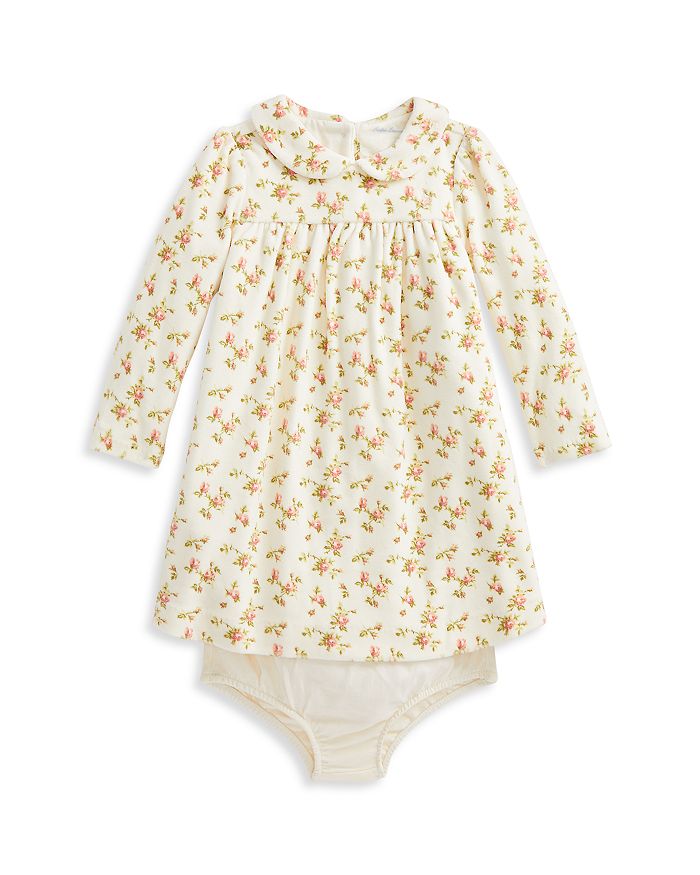 Ralph Lauren Girls' Velour Dress & Bloomers Set Baby Bloomingdale's
