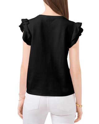 Tiered Ruffle Sleeve Tee