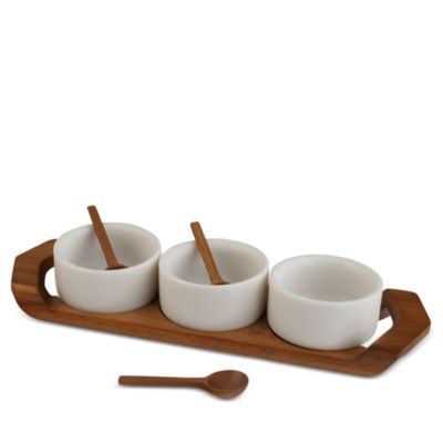 Nambé - Chevron Condiment Tray Set