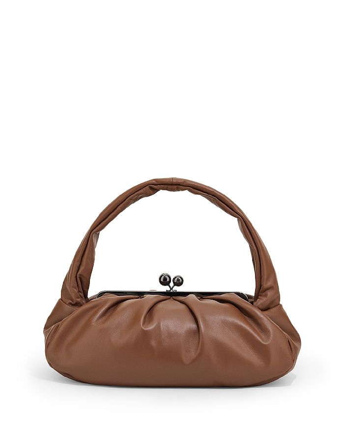 Weekend Max Mara Kaya Leather Shoulder Bag | Bloomingdale's