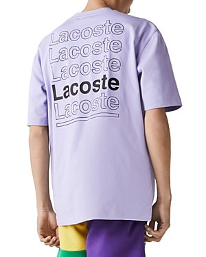 Lacoste L!Ve Cotton Logo Graphic Tee