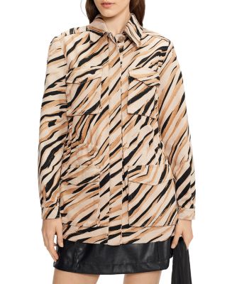 ted baker leopard print coat