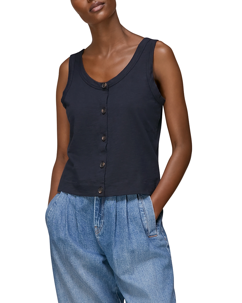 Whistles Reversible Button Tank Top