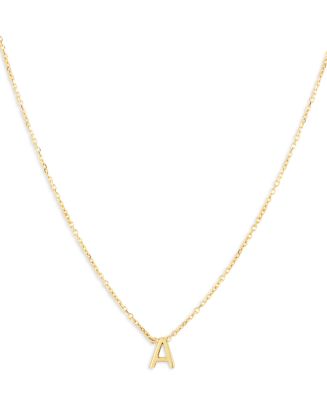 Moon & Meadow 14K Yellow Gold Initial Pendant Necklace Jewelry & Accessories - Bloomingdale's