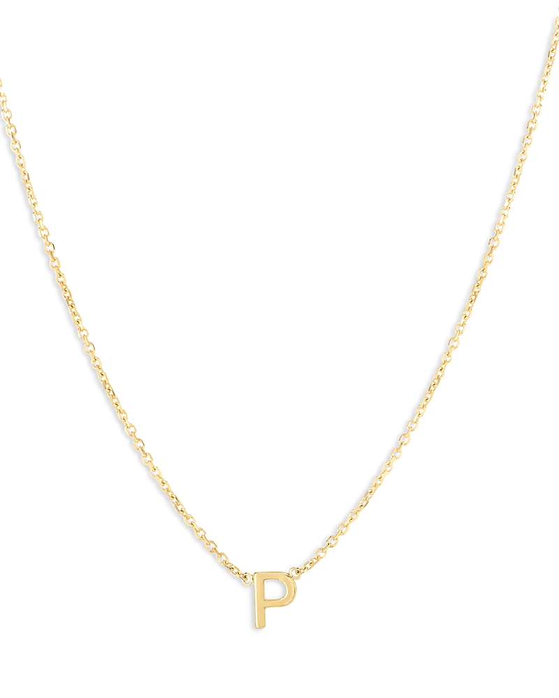 Moon Meadow 14k Yellow Gold Initial Pendant Necklace ModeSens