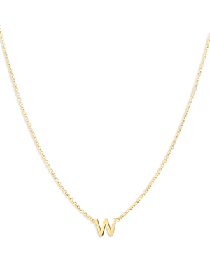 Moon & Meadow 14k Yellow Gold Initial Pendant Necklace