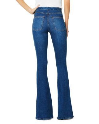 Helena High Rise Flared Sailor Jeans in Medium Wash