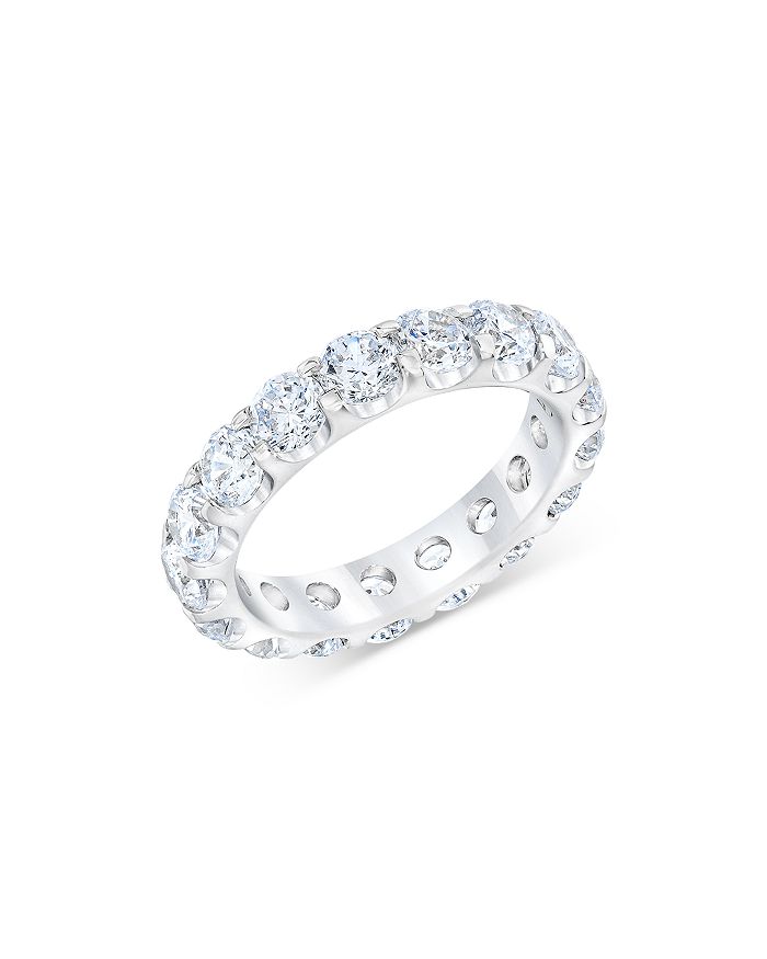 Bloomingdale's - Diamond Eternity Band in 14K White Gold, 5.0 ct. t.w. - 100% Exclusive