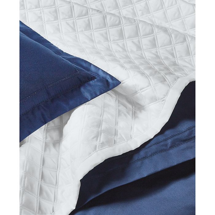 Shop Hudson Park Collection 680tc Sateen Duvet Cover, King - 100% Exclusive In Navy