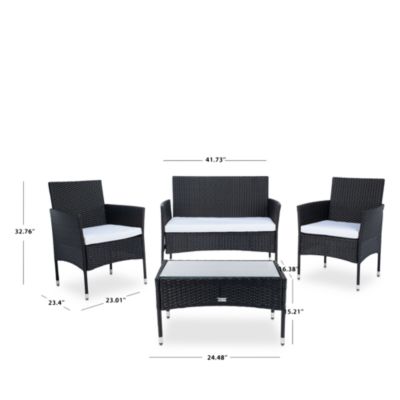 Abdul 4-Piece Outdoor Living Set