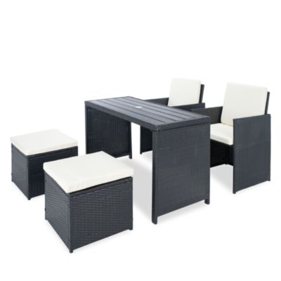 Safavieh - Dranda 5-Piece Outdoor Dining Set