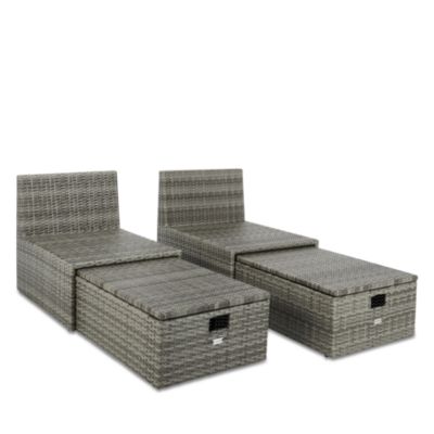 Pramla Outdoor Sette with Ottoman