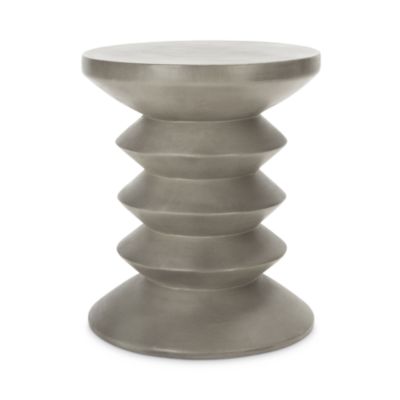 Benaya Outdoor Concrete Accent Table
