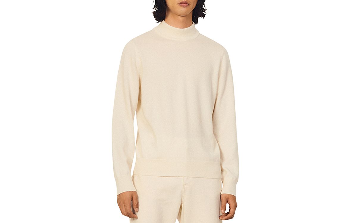 Sandro Unisex Industrial Cashmere Sweater