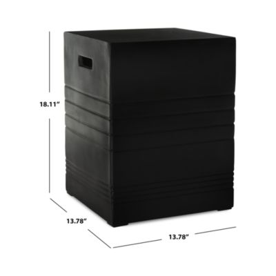 Deidara Outdoor Concrete Accent Table