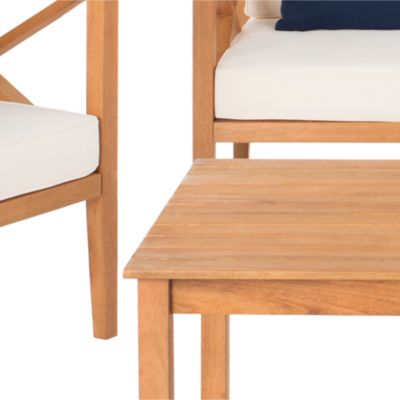 Nunzia 4 Piece Outdoor Living Set with Accent Pillows