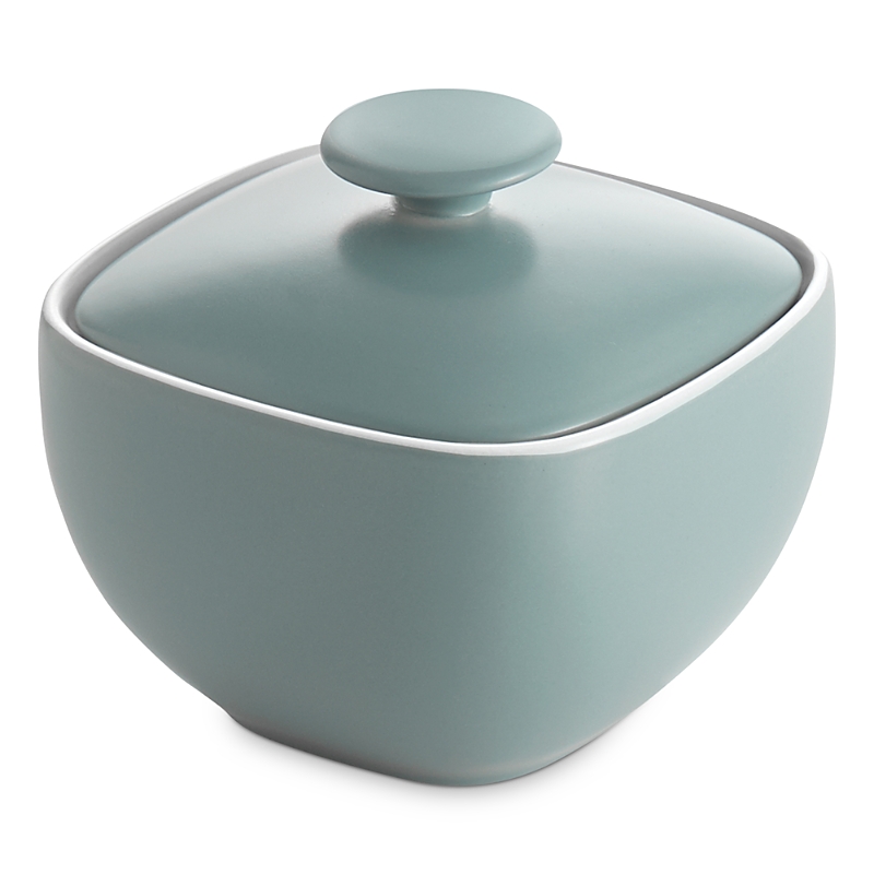 Nambe Pop Collection By Robin Levien Sugar Bowl In Ocean