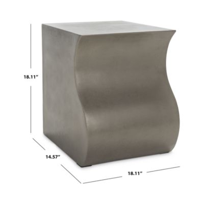 Mazza Outdoor Concrete Accent Table