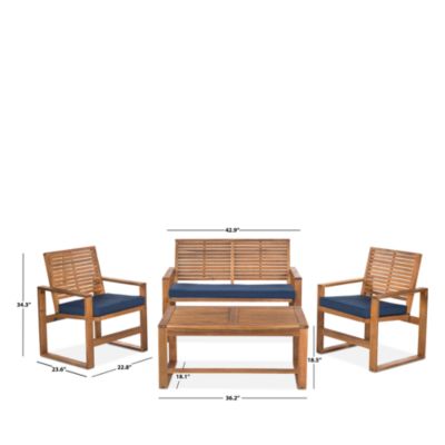 Ozark 4 Piece Outdoor Living Set