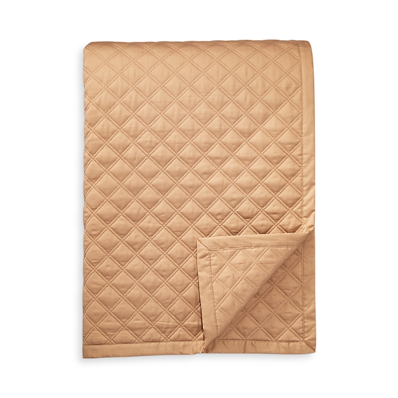 Hudson Park Collection Hudson Park Double Diamond Coverlet, King - Exclusive In Champagne